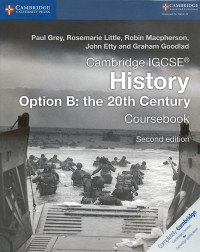 Cambridge IGCSE: History: the 20th Century Coursebook Second Edition