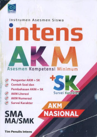 Intens AKM +SK SMA: Intrusmen Asesmen Siswa Asesmen Kompetensi Minimum + Survei Karakter