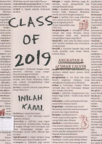 Yearbox Angkatan 8 of SMAK Calvin Class of 2019