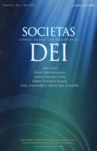 Societas: Jurnal Agama dan Masyarakat Volume 07, No. 1, April 2020