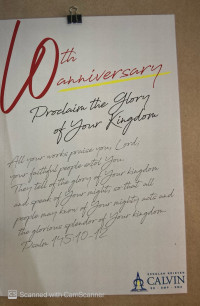 10th Anniversary: Proclaim the Glory of Your Kingdom