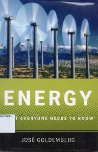 Energy: What Everyone Needs to Know