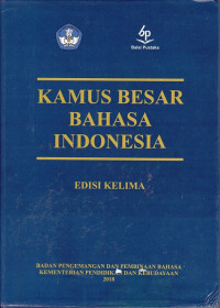 Image of Kamus Besar Bahasa Indonesia, Edisi Kelima