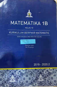 Image of Matematika 1 B: Kurikulum Berpikir Matematis