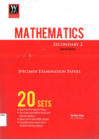 Mathematics Secondary 2 Specimen Examination Papers