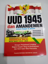 Image of UUD 1945 dan Amandemen