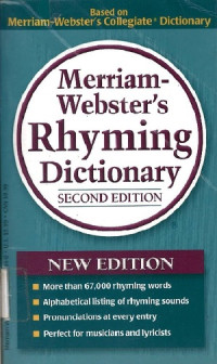 Merriam-Webster's Rhyming Dictionary