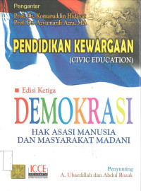 Pendidikan Kewargaan: Demokrasi Hak Asasi Manusia dan Masyarakat Madani