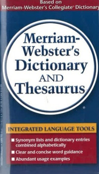 Merriam-Webster's Dictionary and Thesaurus