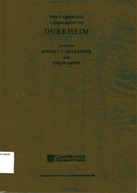 Cambridge Companion to, The: Durkheim