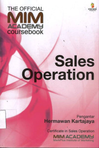 Sales Operation: The Official MIM Academy Coursebook