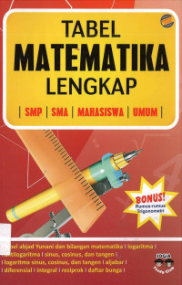 TABEL MATEMATIKA LENGKAP |SMP|SMA|MAHASISWA|UMUM|