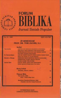 Forum Biblika: Jurnal Ilmiah Populer No. 24