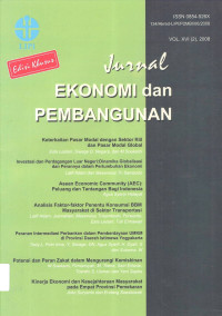 Jurnal Ekonomi dan Pembangunan Vol. XVI (2), 2008