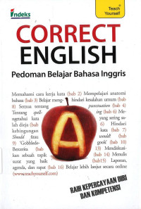 Correct English: Pedoman Belajar Bahasa Inggris: Teach Yourself