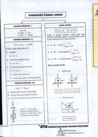 Dinamika Gerak Lurus