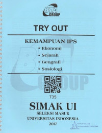 Try Out 735 Kemampuan IPS SIMAK UI 2017 BTA Group