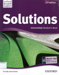 Intermediate Student's Book: Solutions