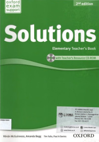 Elementary Teacher's Book: Solutions