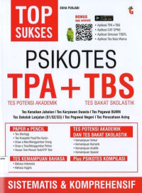 Top Sukses Psikotes TPA + TBS Sistematis & Komprehensif