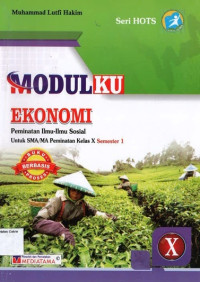 Modulku Ekonomi X SMA: Peminatan Ilmu-Ilmu Sosial