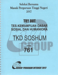 Try Out TKD SOSHUM 761: SBMPTN 2017