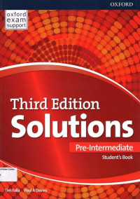 Solutions: Pre-Intermediate Student's Book: Third Edition