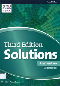 Solutions: Elementary Student's Book: Third Edition