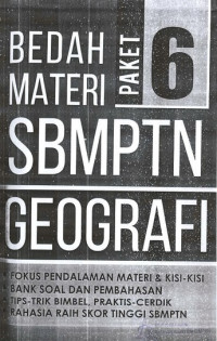 Bedah Materi SBMPTN Geografi Paket 6