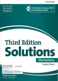 Third Edition Solutions: Elementary Teacher's Book