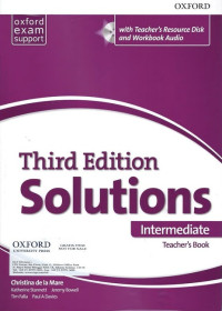 Image of Third Edition Solutions: Intermediate Teacher's Book