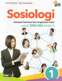 Sosiologi SMA/MA X: Kurikulum 2013