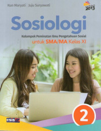 Sosiologi SMA/MA XI: Kurikulum 2013