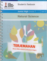 Book 1D: Terjemahan Natural Science 7: Student's Textbook