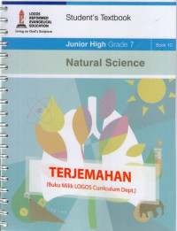 Book 1C: Terjemahan Natural Science 7: Student's Textbook