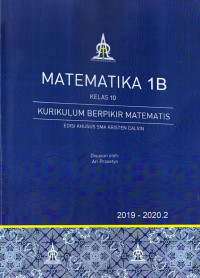 Matematika 1B Kelas 10 2019-2020.2: Kurikulum Berpikir Matematis