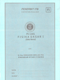 FI-1101 Fisika Dasar I