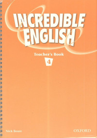 Teacher's Book #4: Incredible English