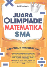 JUARA OLIMPIADE MATEMATIKA SMA (NASIONAL & INTERNASIONAL)