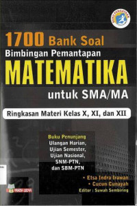 1700 Bank Soal Bimbingan Pemantapan Matematika SMA