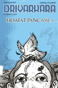 Jurnal Filsafat Driyarkara: Filsafat Pancasila, Th. XXXII no. 3/ 2011