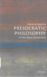 Presocratic Philosophy: A Very Short Introduction