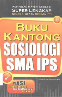 BUKU KANTONG SOSIOLOGI SMA IPS