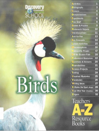 Birds: Teachers A-Z Resource Book