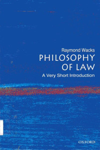 Philosophy of Law: A Very Short Introduction