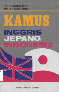 Kamus Inggris Jepang Indonesia