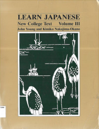 New College Text Volume III: Learn Japanese