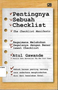 Pentingnya Sebuah Checklist