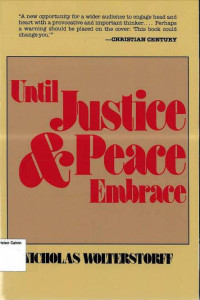 Until Justice & Peace Embrace