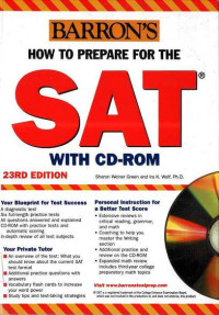 Barron's: How to Prepare for The SAT with CD-ROM